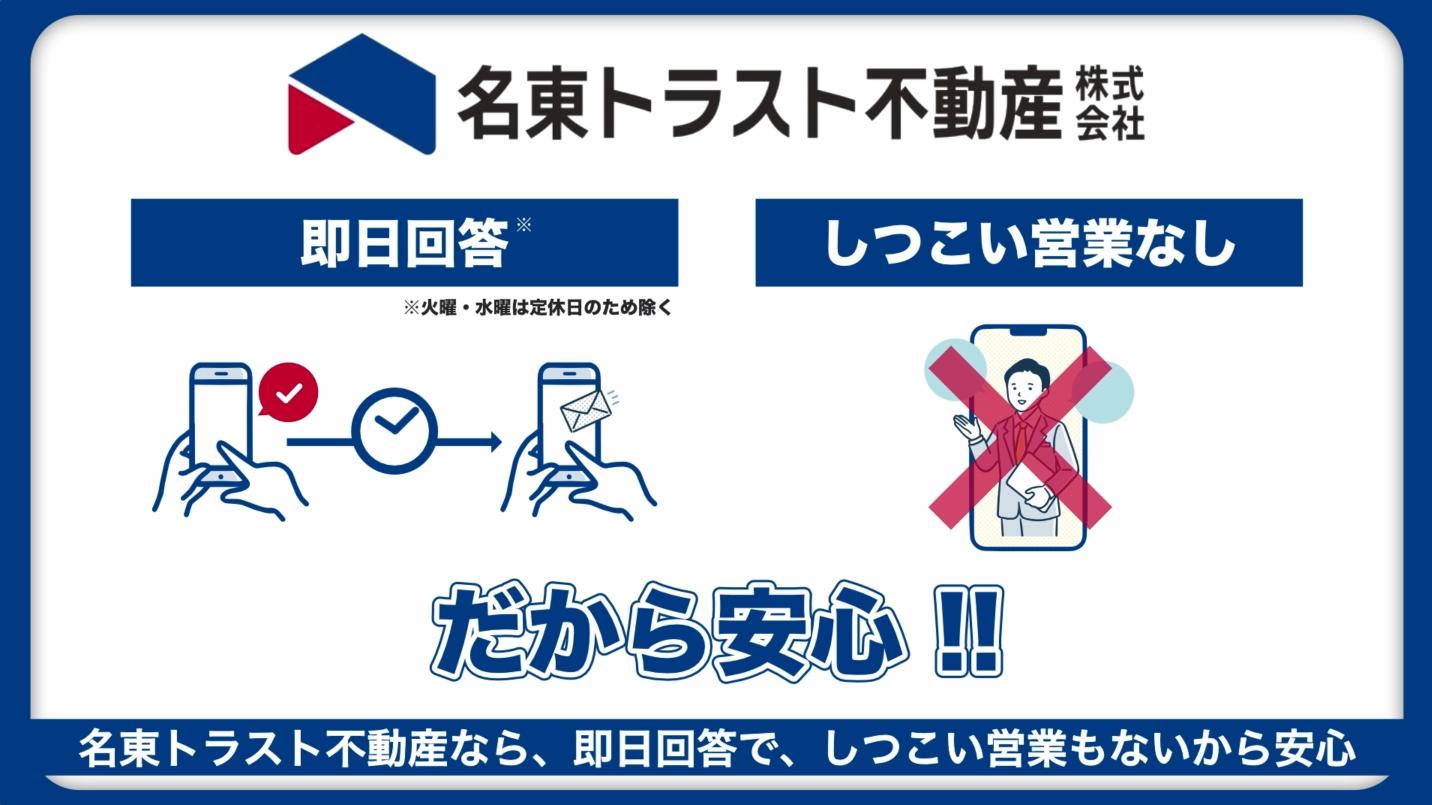名東トラスト不動産のサービス紹介動画のサムネ
